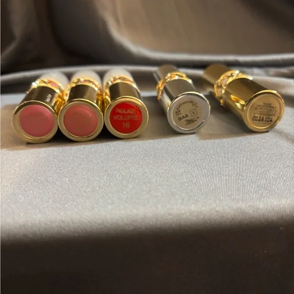 Yves Saint Laurent Rouge Volupté Lipstick Bundle Set 5 Lip color Variety Pack - Picture 8 of 14